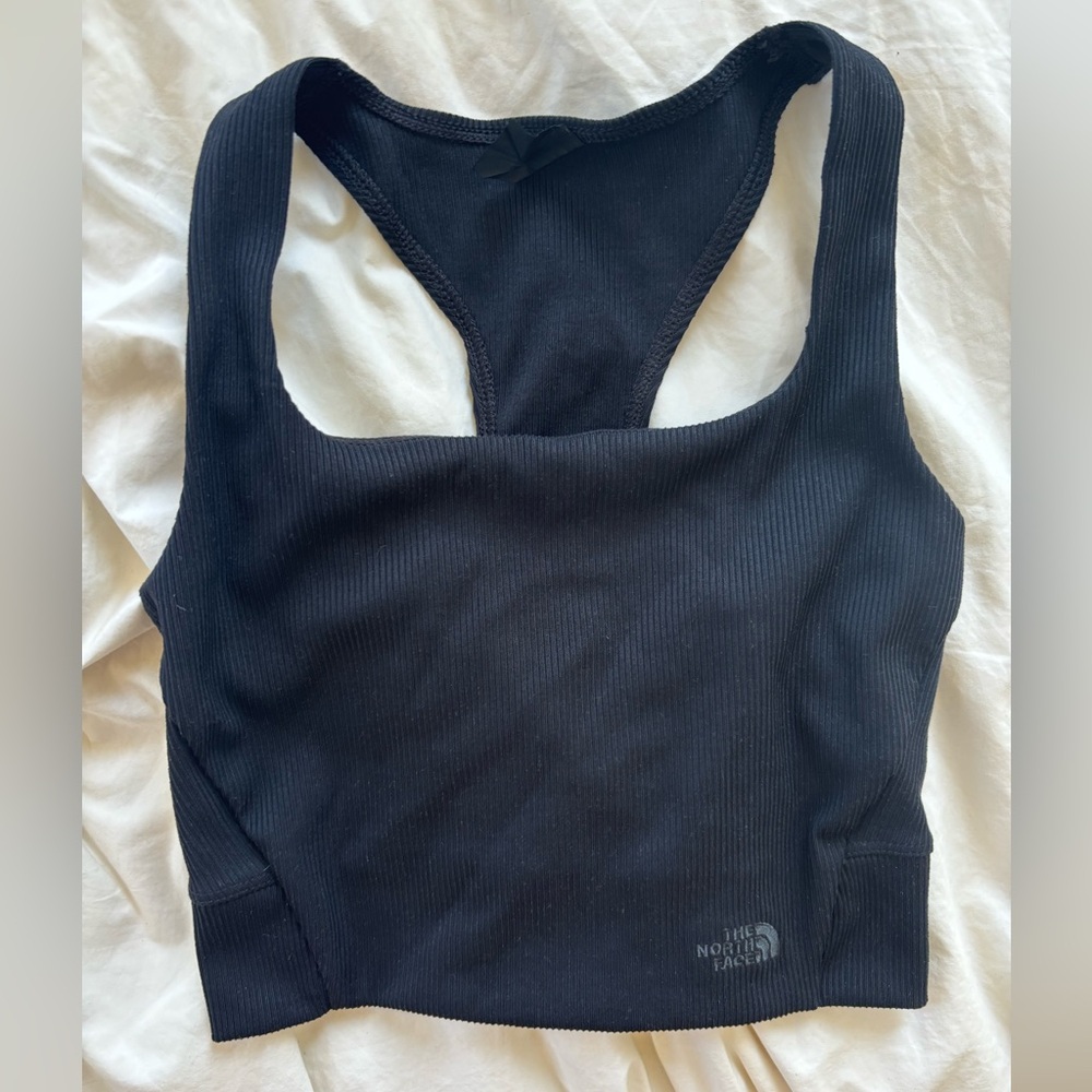 The North Face Black Ribbed Top